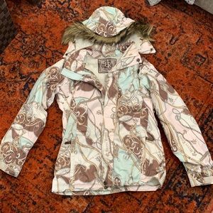 Betty rides snowboarding jacket